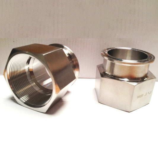 2" Stainless Steel Tri Clover Adapter