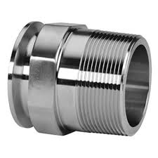 2" Stainless Steel Tri Clover Adapter Male NPT